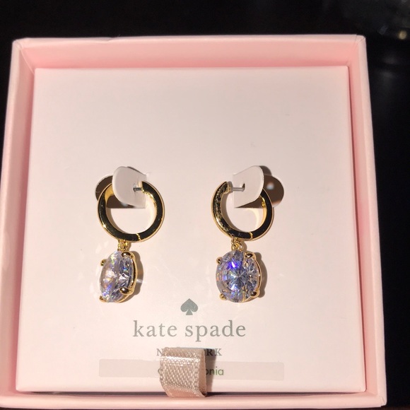 kate spade Jewelry - NIB Kate Spade “in a flash” Gold Tone earrings!